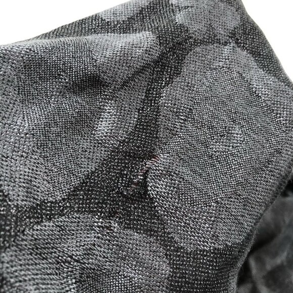 infinity Circle Grey Silver Shimmer Sparkle Leopard Cheetah Flower Light Scarf - Picture 11 of 11